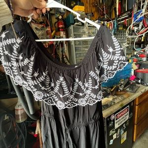 Girls off the shoulder romper
